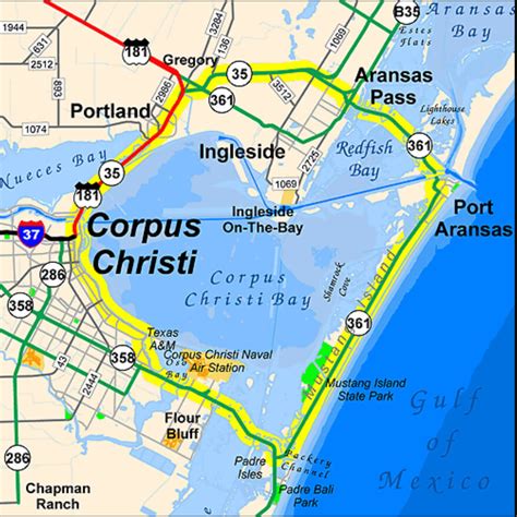 nearest place to corpus christi texas